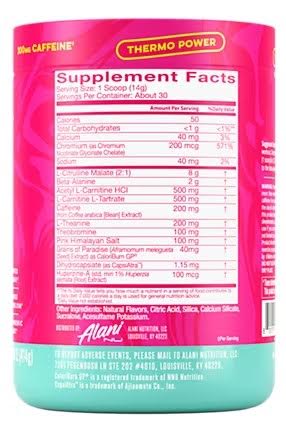 Alani Nu Pre Workout + Burn 30srv