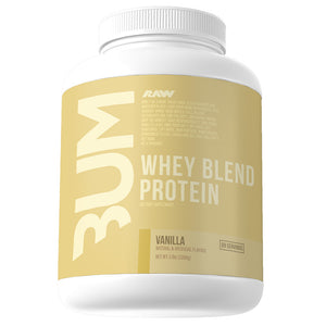 Raw CBUM Whey Blend Protein 5lb in Vanilla Flavor