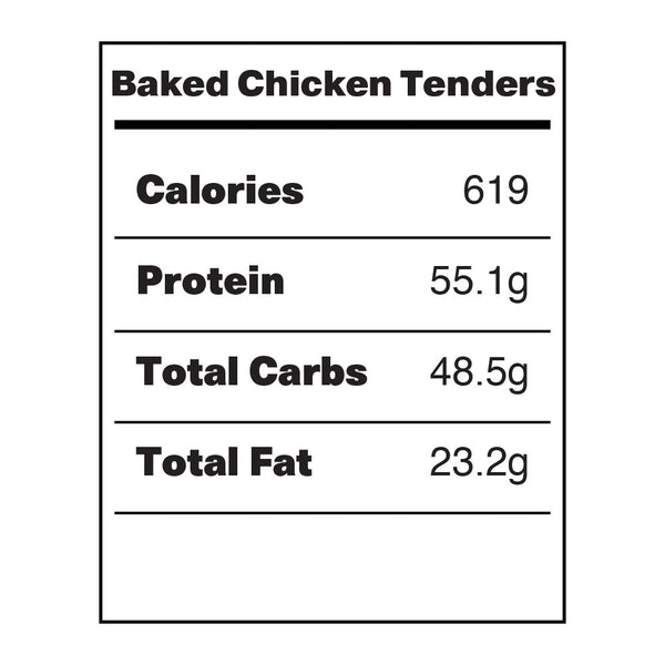 NF Foods Baked Chicken Tenders & Potatoes Bowl (Local Delivery/Pickup Only)