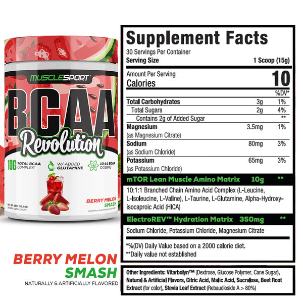 MuscleSport BCAA Revolution 30srv