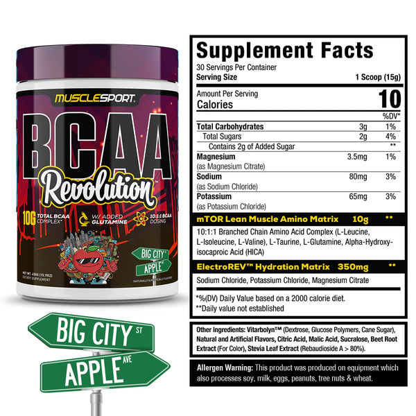 MuscleSport BCAA Revolution 30srv