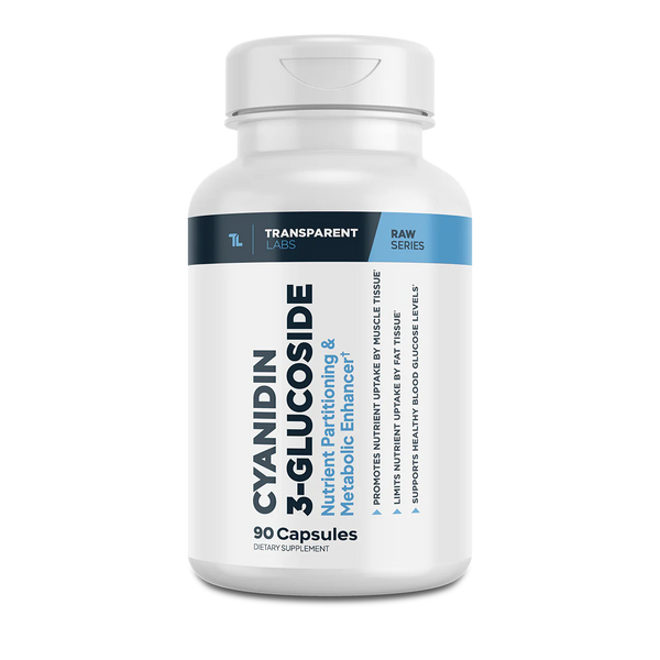 Transparent Labs Cyanidin 3-Glucoside (C3G) 90Caps Nutrient Partitioning & Metabolic Enhancer*