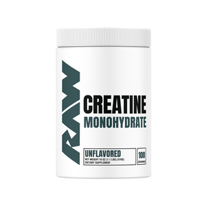 Raw Creatine Monohydrate 100srv unflavored