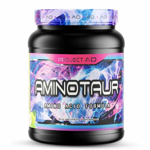 Project AD Aminotaur. Amino acid formula. Dietary Supplement. In Sour Apple Flavor