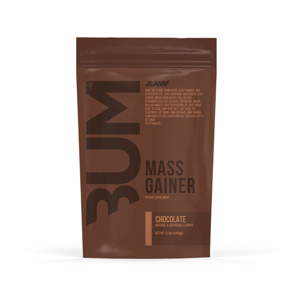 Raw C-Bum Mass Gainer 12lb in Chocolate Flavor
