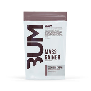 Raw C-Bum Mass Gainer 12lb in Cookies and Cream Flavor