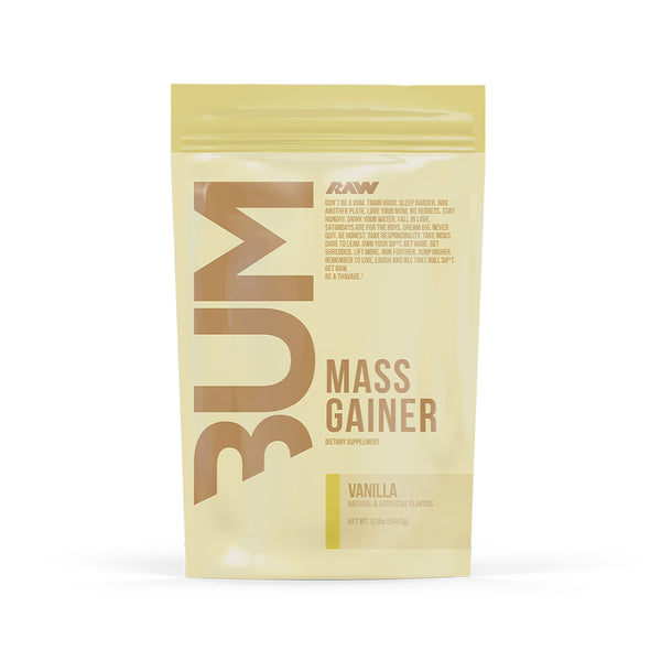 Raw C-Bum Mass Gainer 12lb in Vanilla Flavor