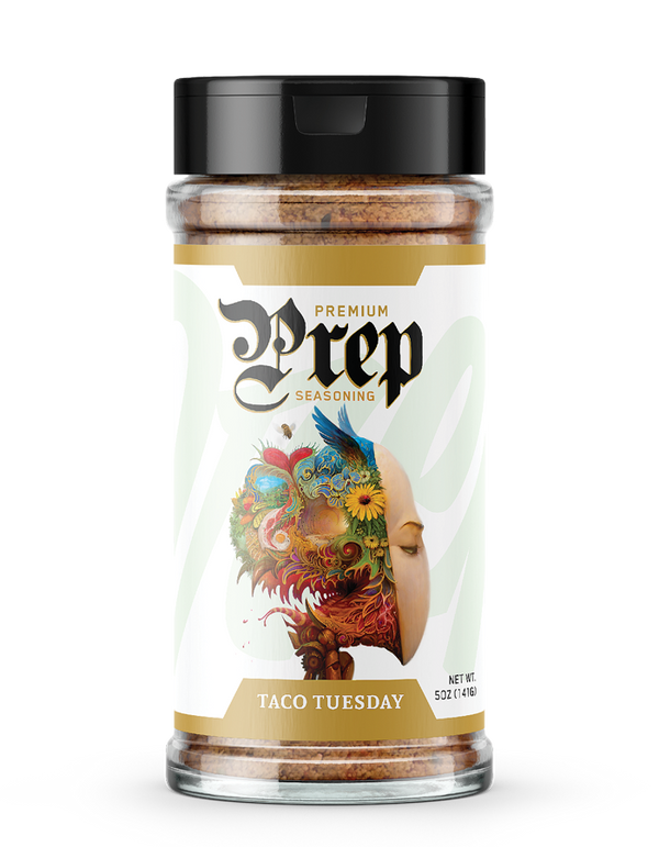 Panda Prep Seasoning in Taco Tuesday Flavor. These seasonings boast an impressive zero-calorie count per 710mg serving, ensuring guilt-free enjoyment with every sprinkle.