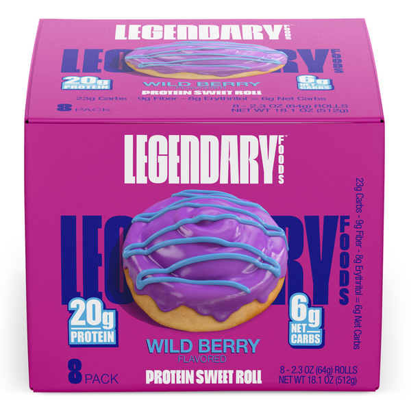 Legendary Protein Sweet Rolls 8ct