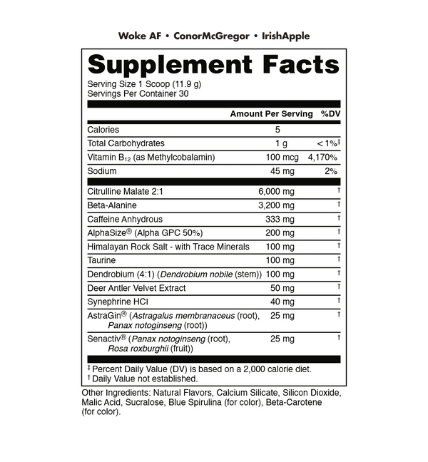 Bucked Up x Conor Mcgregor Woke AF