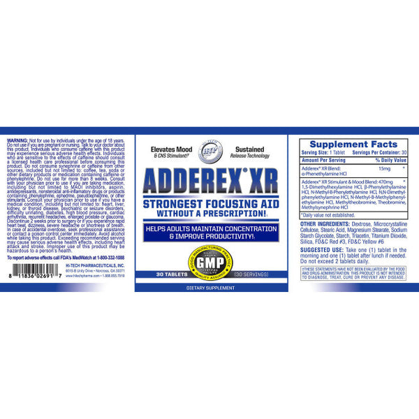 HTP Adderex XR 30Tabs