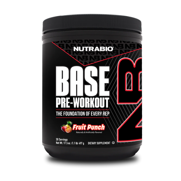 NutraBio Base Pre-Workout 30srv