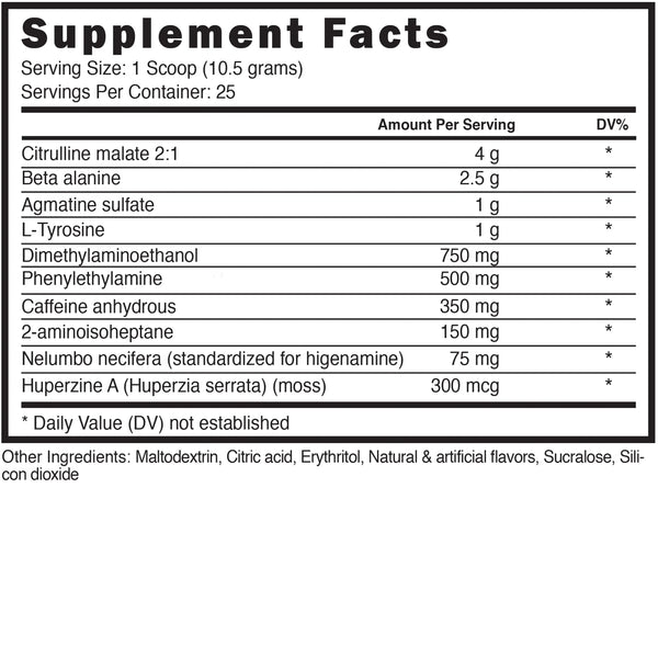 Supplement facts