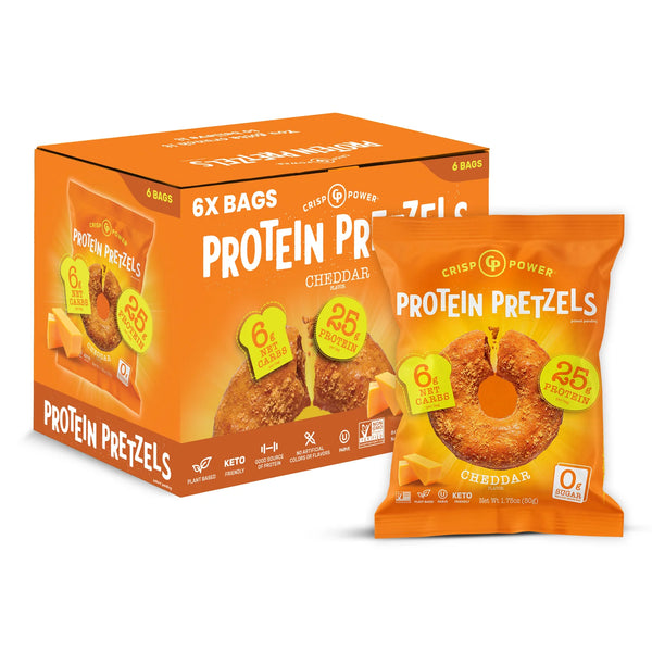 Crisp Power Protein Pretzels 6pk