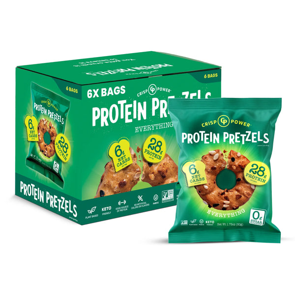 Crisp Power Protein Pretzels 6pk