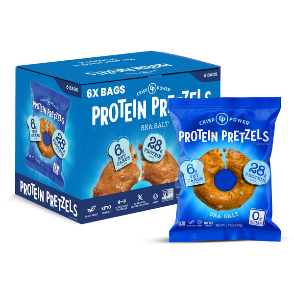 Crisp Power Protein Pretzels 6pk