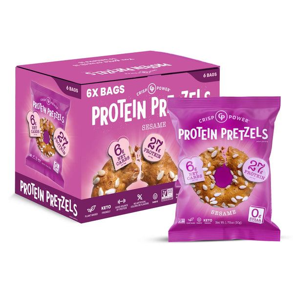 Crisp Power Protein Pretzels 6pk