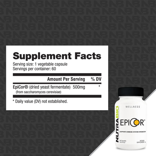 NutraBio EpiCor 500mg 60Caps