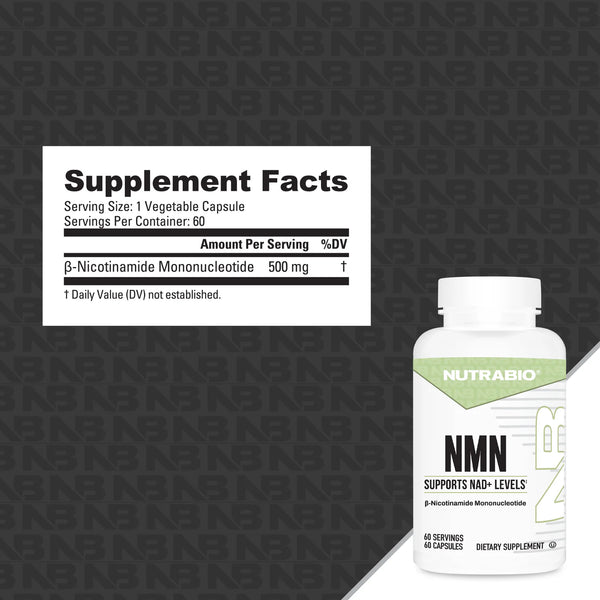 NutraBio NMN 60Caps