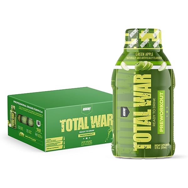 Redcon1 Total War RTD 12ct - Nutrition Faktory