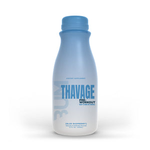 Raw CBUM Thavage RTD 12ct. Thavage Pre-workout Ready to drink in Blue Raspberry Flavor