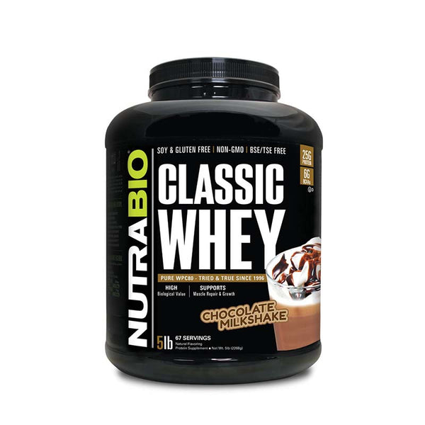 NutraBio Classic Whey Protein 5lb