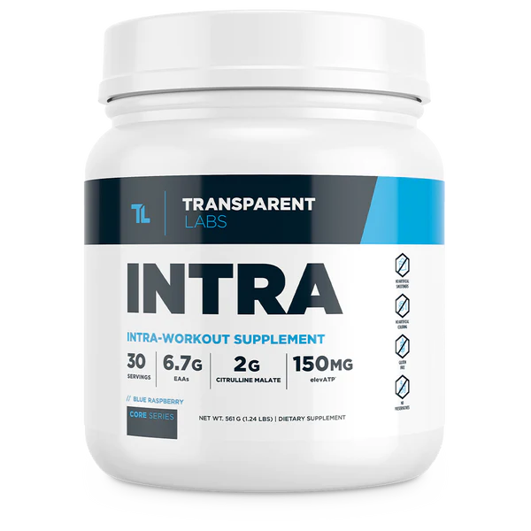 Blue Raspberry Intra-workout supplement 30srv from Transparent Labs