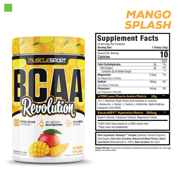 MuscleSport BCAA Revolution 30srv