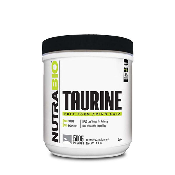 NutraBio Taurine Powder 500g