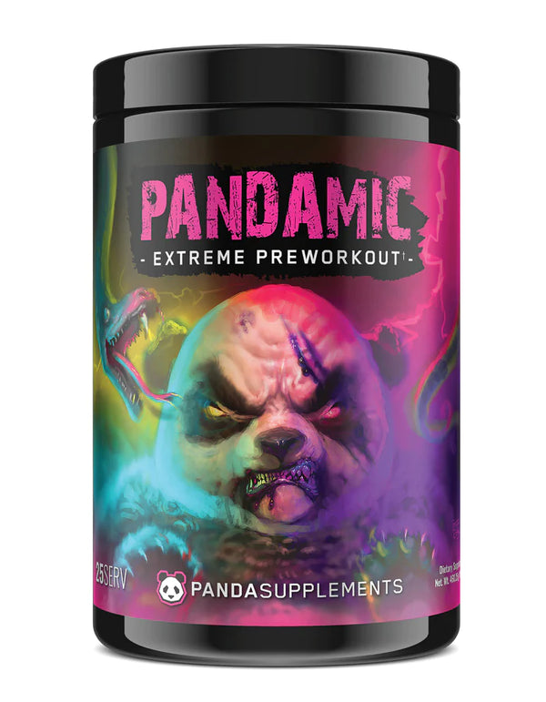 Panda Pandamic Extreme Pre Workout, Unicorn (Rainbow Sherbet) flavor