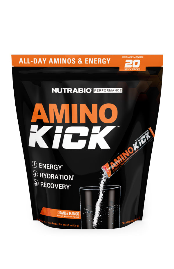 NutraBio Amino Kick Stick Pack 20srv