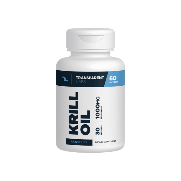 Transparent Labs Krill Oil 60softgels, 1000mg per serving