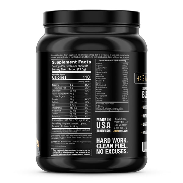 Supplement Facts Jocko Molk Protein