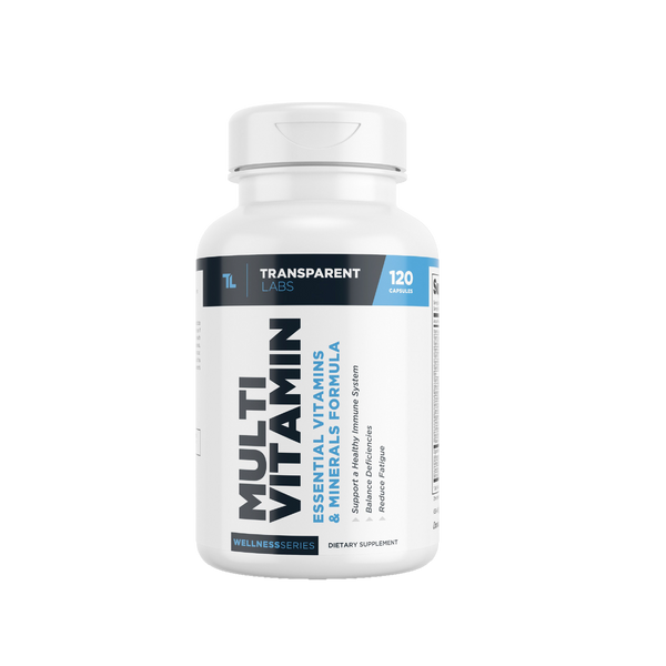 Transparent Labs Multi Vitamin 120caps, essential vitamins & minerals formula, wellness series
