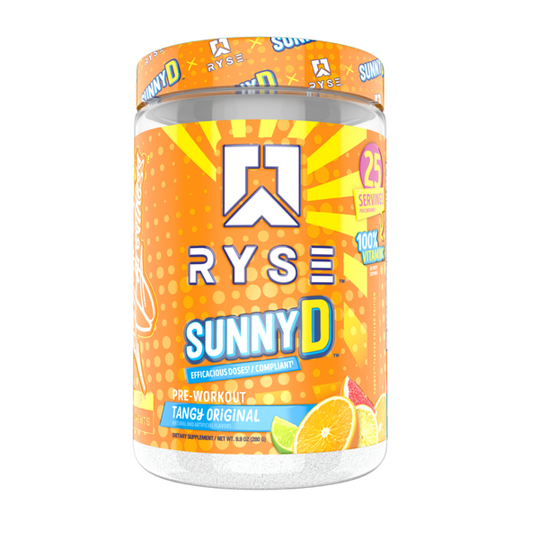 Ryse Project: Blackout Pre-Workout 25srv, Sunny D Tangy Original flavor