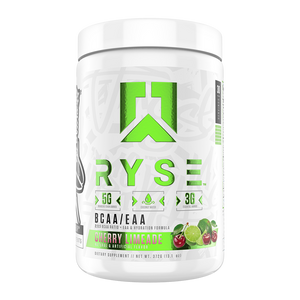 Ryse BCAA + EAA 30srv, 2:1:1 BCAA Ratio, EAA & Hydration formula, Cherry Limeade flavor