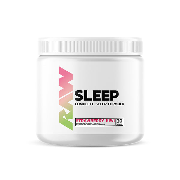 Raw Sleep 30srv. Complete Sleep Formula in Strawberry Kiwi flavor