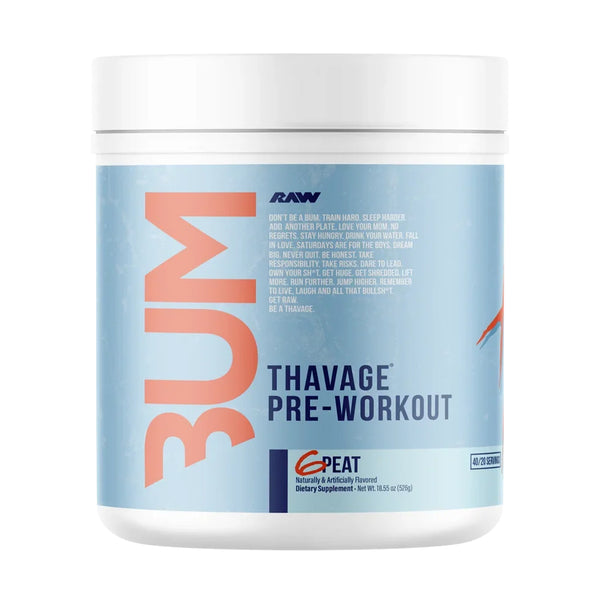 Raw CBUM Thavage 40srv - Nutrition Faktory 