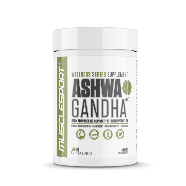 MuscleSport Ashwagandha + 60Caps - Nutrition Faktory 