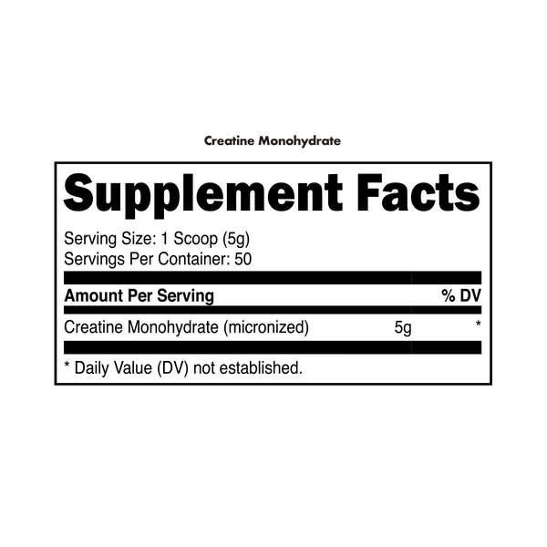 Bucked Up Creatine Monohydrate 50srv