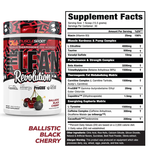 MuscleSport PreLean Revolution 30srv
