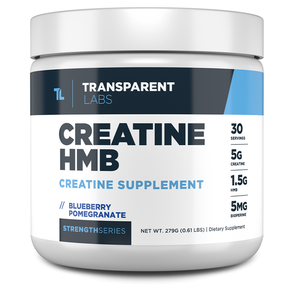 Blueberry Pomegranate Creatine HMB Creatine Supplement 30srv from Transparent Labs Strength Series