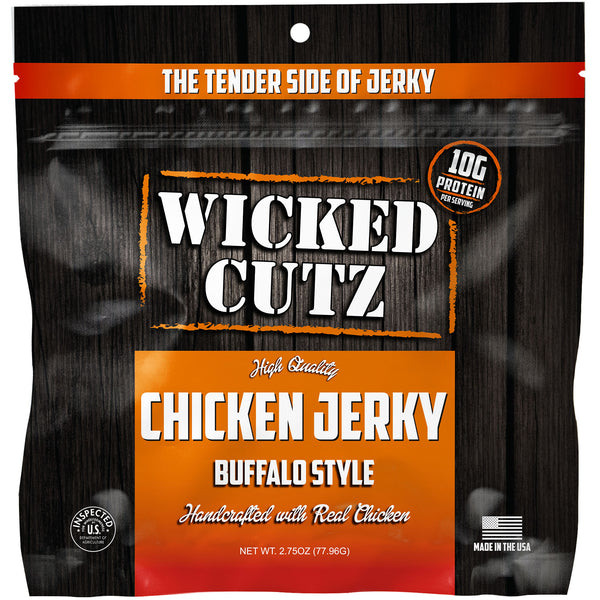 Wicked Cutz Chicken Jerky 8pk