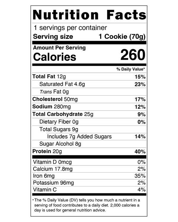 ChunkyFit Cookie 12ct