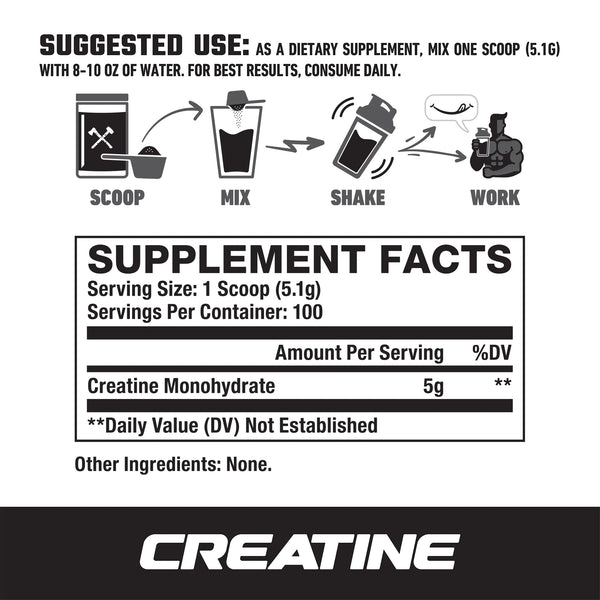 Axe & Sledge Creatine 100srv