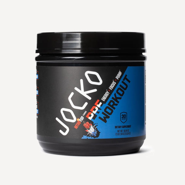 Jocko Pre Workout 30srv. Energy*. Focus*, Pump*, pre-workout. Nitro Pop Flavored