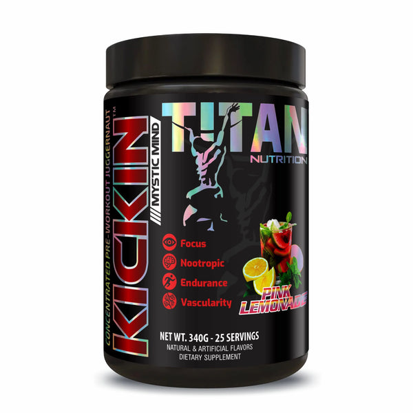 Titan Nutrition Kickin Mystic Mind 25srv in Pink Lemonade Flavor