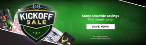 Nutrition Faktory Kickoff Sale. Score site-wide savings. This Month Only!. 'Save Now' button. No Codes needed. Prices reflect discounts* 