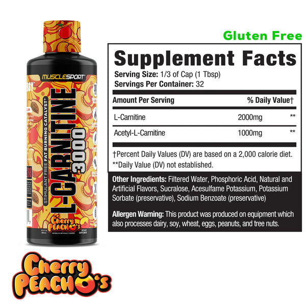 MuscleSport L-Carnitine 3000 32srv