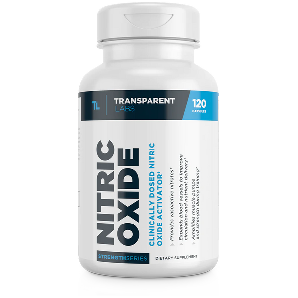 Transparent Labs Nitric Oxide 120Caps, clinically dosed nitric oxide activator*